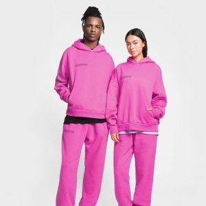 PANGAIA Pink Hoodie Sweatshirt: W's XS/kids 12